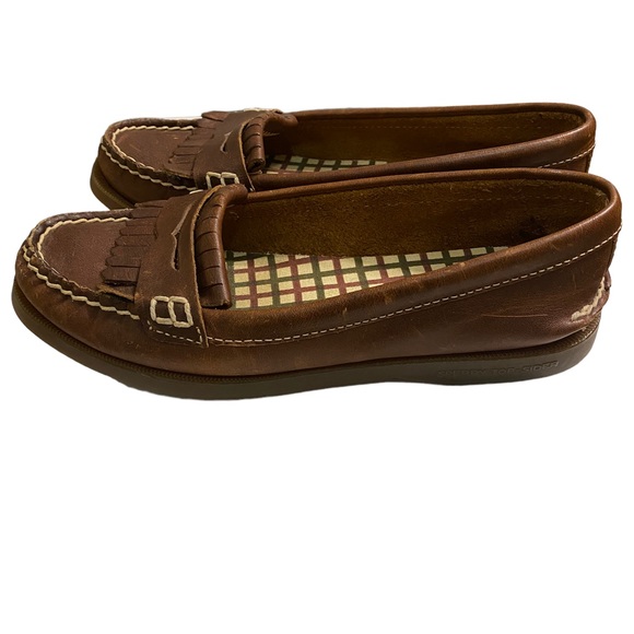 Sperry Top Sider Brown Kiltie Penny Loafers - Picture 4 of 8